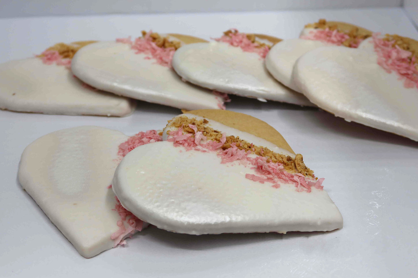 Dipped Heart Cookies