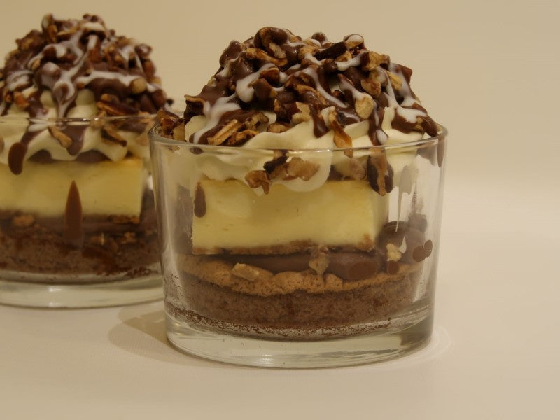 Milk Flat Pecan Glass