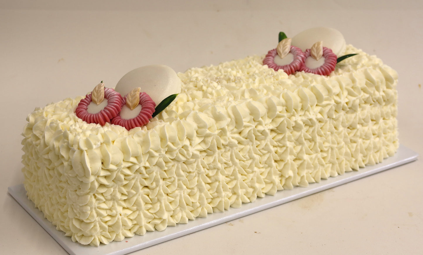 Milk Strbry Shortcake Log