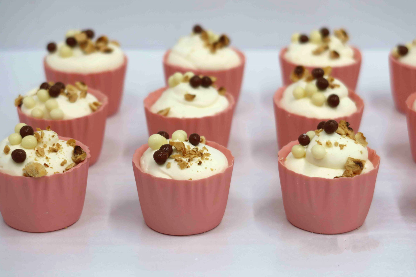 Pink Cheese Cups