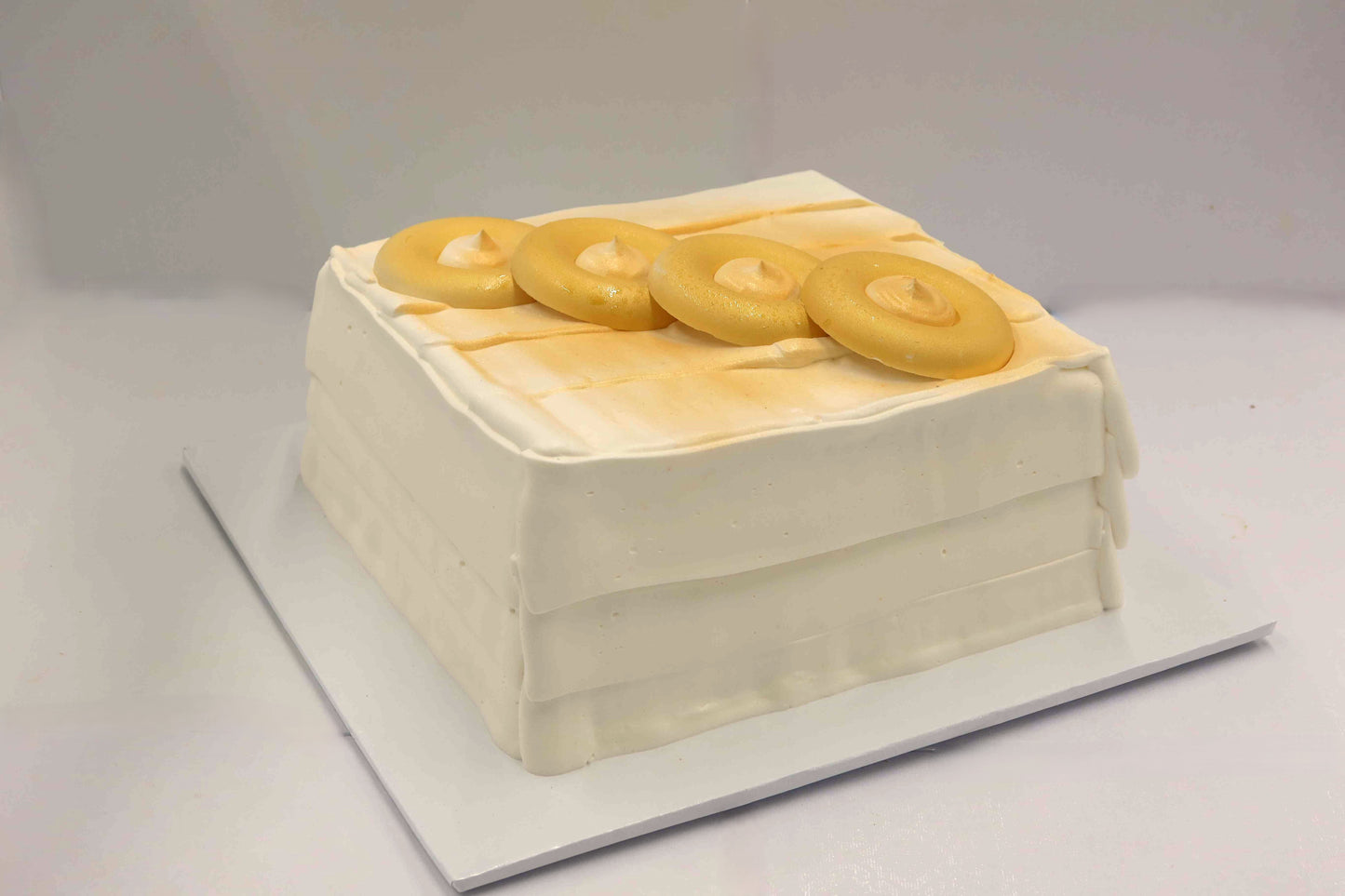 Caramel Square Cake