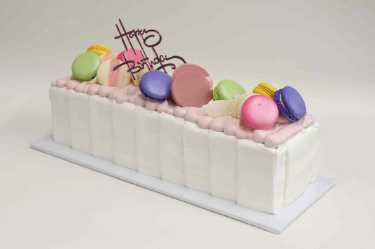 Strby Birthday Log Cake