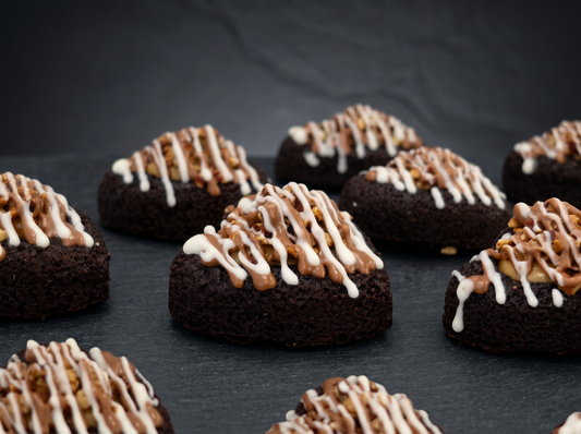 Bite Size Brownie Hearts