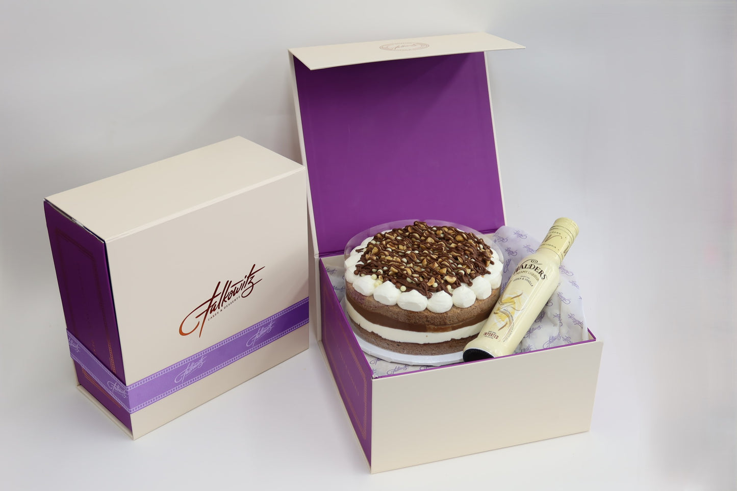 Dairy Caramel cake w/wine