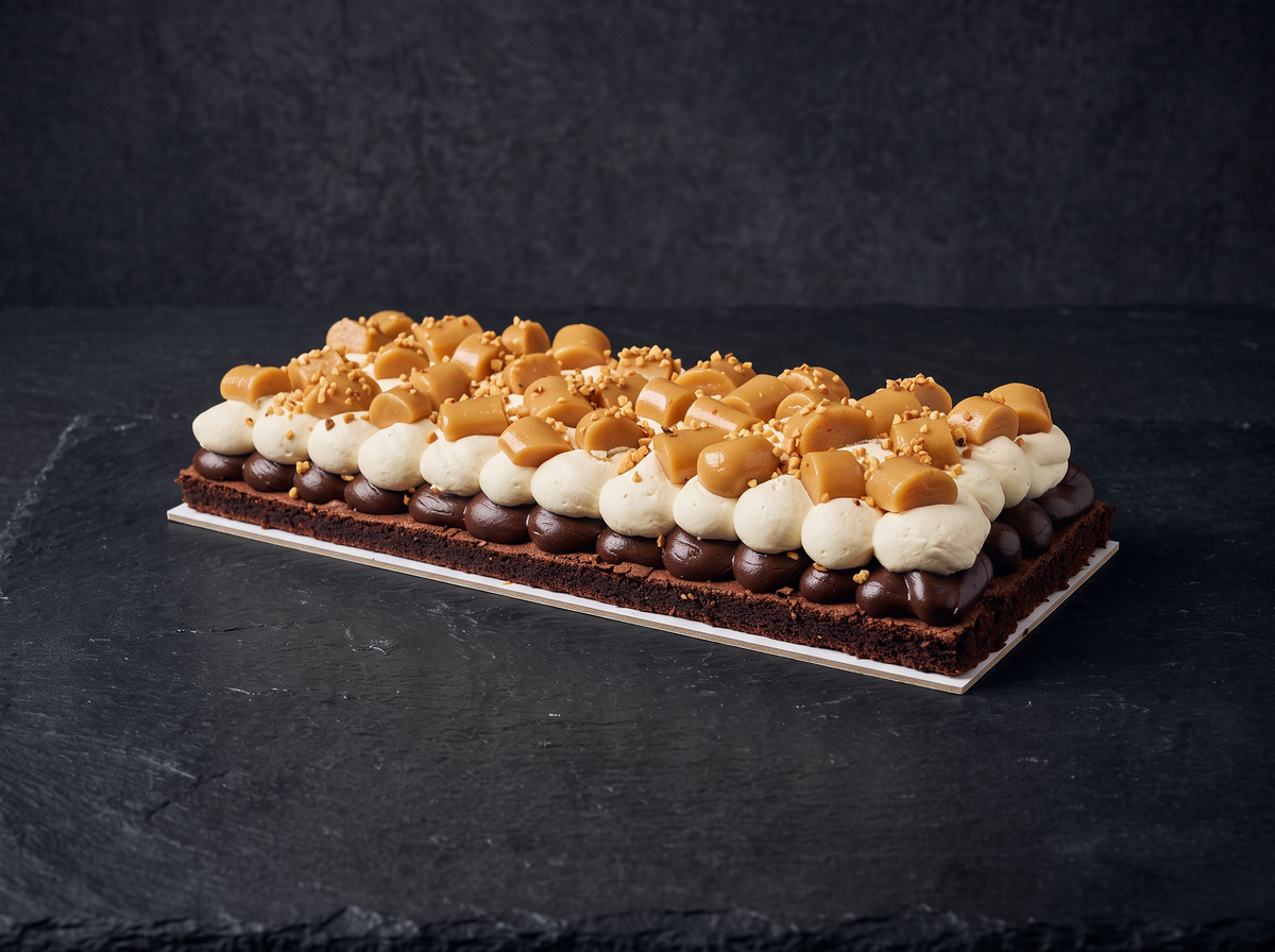 Flat Snicker Cake