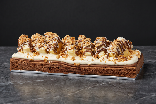 Flat Hazel Cubed Cheesecake