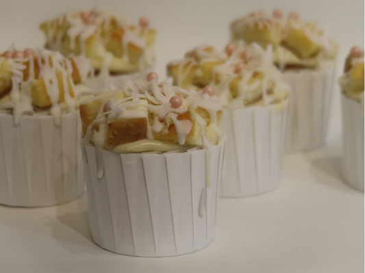 Parve Cheese Cubed Muffins
