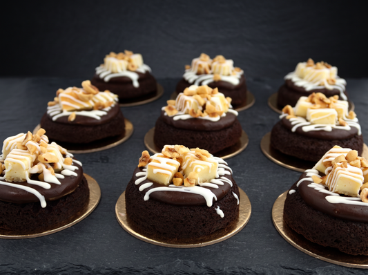 Parve Cheese Brownie Rounds