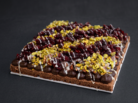 Square Caramel Flat cake