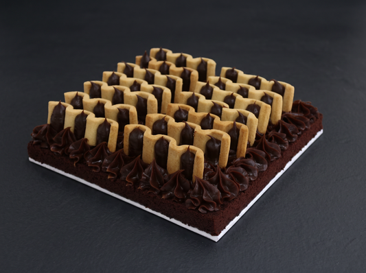 Square Flat Ripple Cake