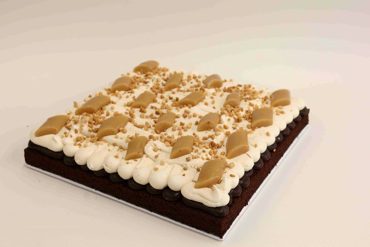 Square Snicker Flat Cake