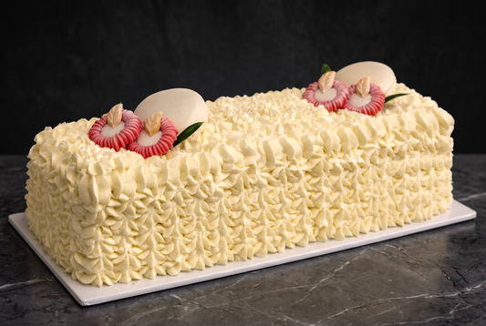 Milk Strbry Shortcake Log