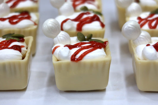 Mini Strby Square Cakes