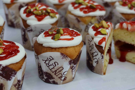 Parve Cheese Strby Muffins