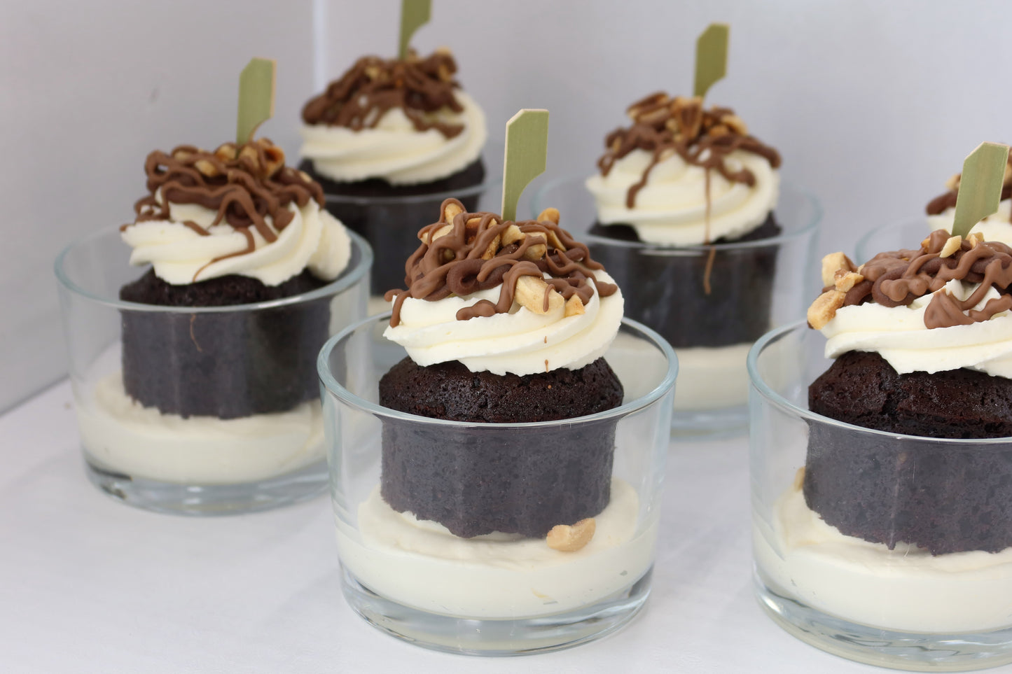 Milk Flat Brownie Glass