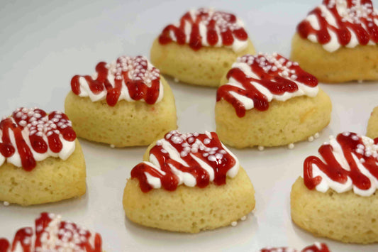 Bite Size Strby Hearts