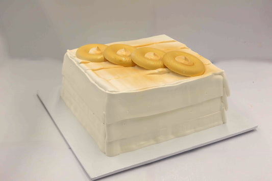 Caramel Square Cake